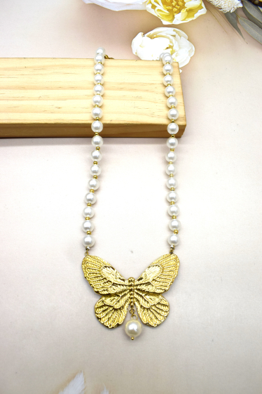 Wholesaler Rouge Bonbons - Stainless Steel Butterfly Necklace