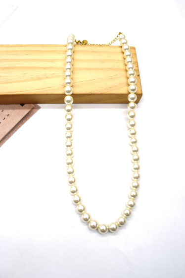 Mayorista Rouge Bonbons - Collar de perlas de acero inoxidable
