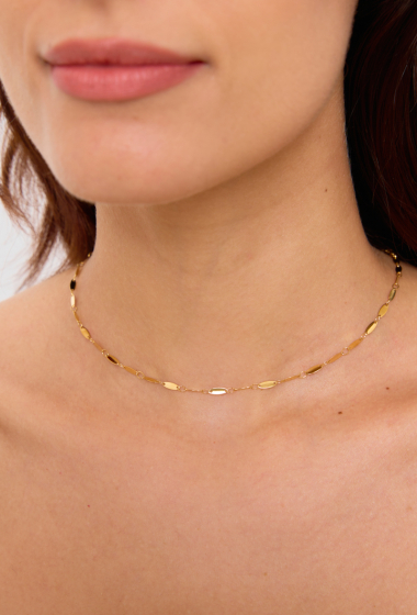 Wholesaler Rouge Bonbons - Stainless Steel Choker Necklace