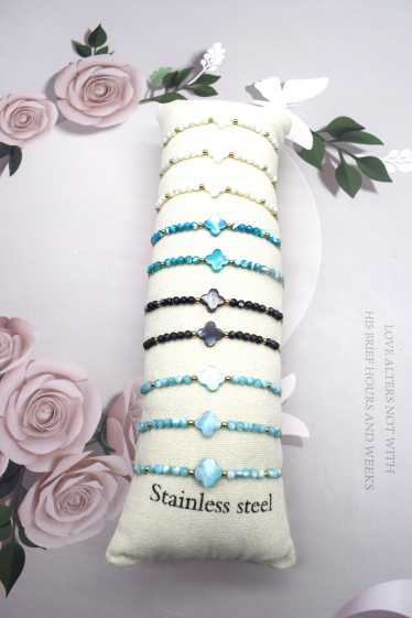 Wholesaler Rouge Bonbons - Stainless steel bracelet set