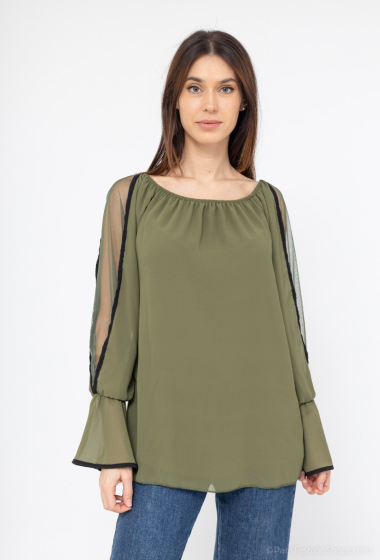 Wholesaler RZ Fashion - Chiffon sleeve blouse