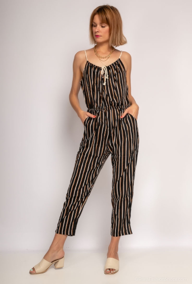 Wholesaler RZ Fashion - Striped jumpsuit