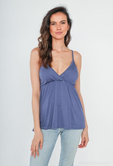 Wholesaler RZ Fashion - Tank top with braided collar