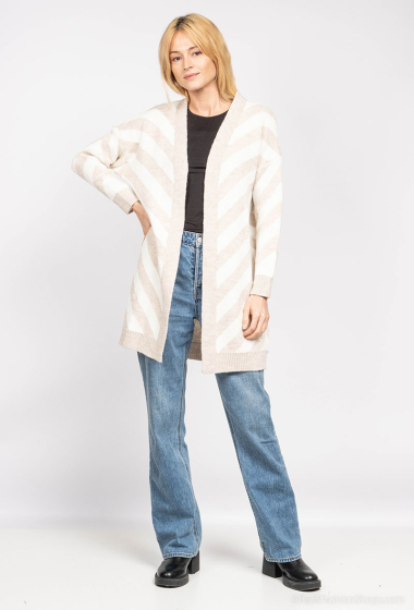 Wholesaler RZ Fashion - Patterned knit cardigan