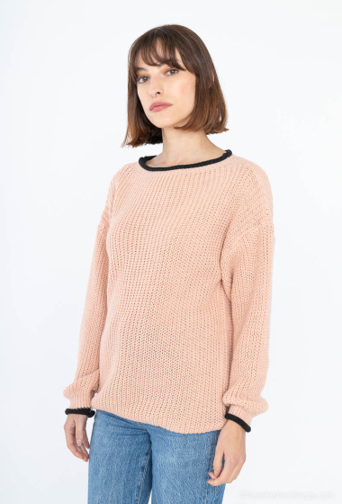 Grossiste RZ Fashion - Pull col rond en maille