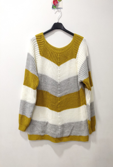 Wholesaler RZ Fashion - Striped knit sweater