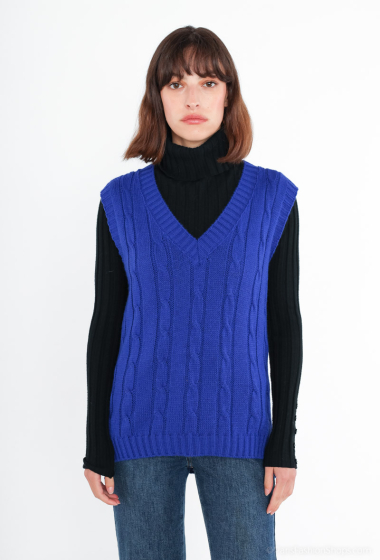 Großhändler RZ Fashion - Ärmelloser Pullover