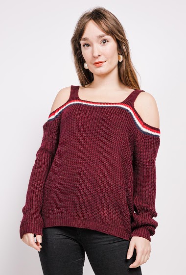 Wholesaler RZ Fashion - Cold shoulder sweater