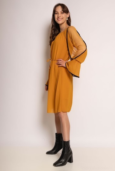 Wholesaler RZ Fashion - Openwork sleeve dress