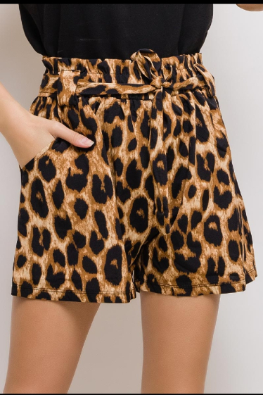 Großhändler RZ Fashion - Leoparden-Shorts