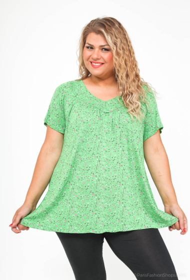 Wholesaler RZ Fashion - Printed top in large size