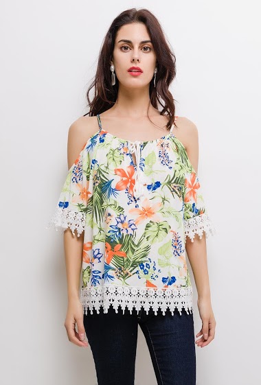 Wholesaler RZ Fashion - Tropical blouse