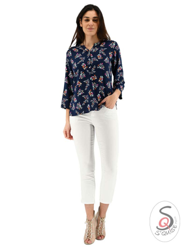Wholesaler S'QUISE - 3/4 sleeve blouse