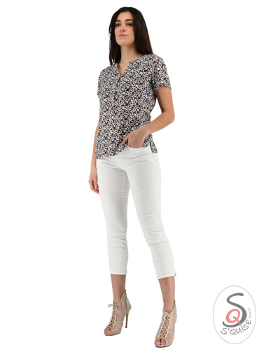 Wholesaler S'QUISE - Short sleeve blouse