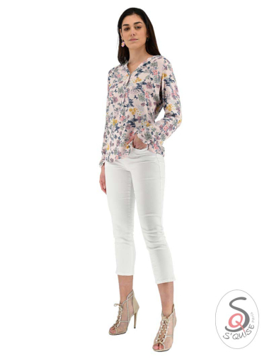 Wholesaler S'QUISE - Long sleeve blouse