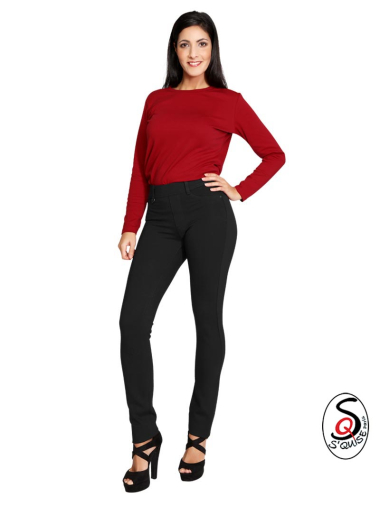 Großhändler S'QUISE - Dicke Milano-Stretch-Jeggings