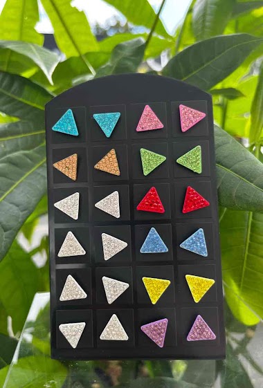 Grossiste S.Y ACCESSORY - Puce triangle