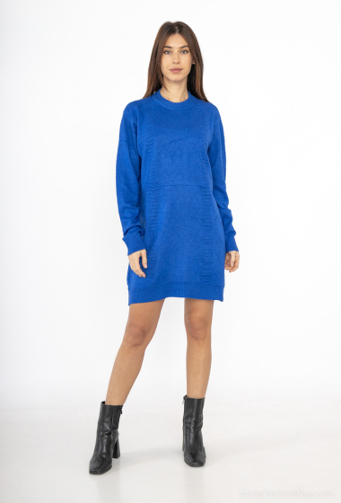 Wholesaler S.Z FASHION - Long sleeve sweater dress