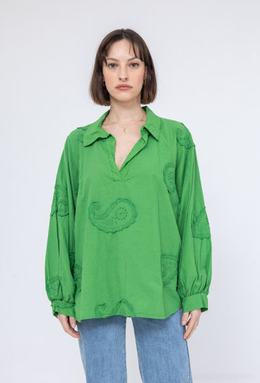 Wholesaler Saison du vent - Embroidery blouse