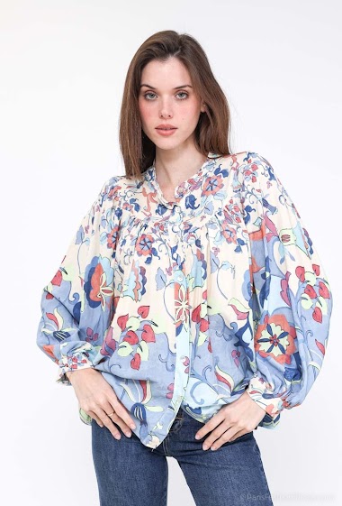 Wholesaler Saison du vent - Printed blouse
