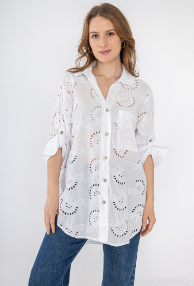 Wholesaler Saison du vent - Embroidered shirt