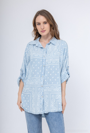Wholesaler Saison du vent - Printed tencel shirt