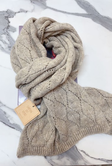 Wholesaler Saison du vent - Mesh scarf size: 190cm x 38cm