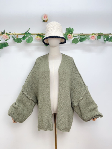 Wholesaler Saison du vent - Plain open and oversized cardigan