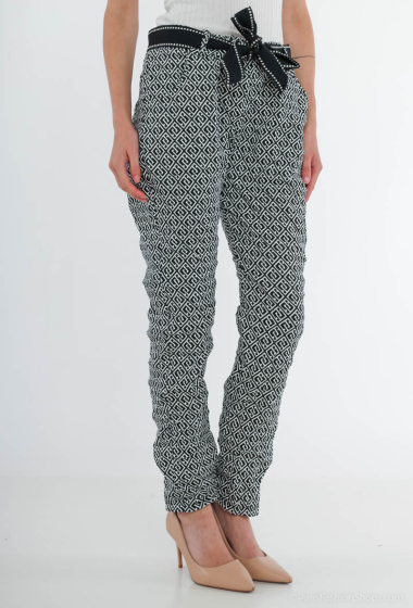 Wholesaler Saison du vent - Stretch trousers with pattern