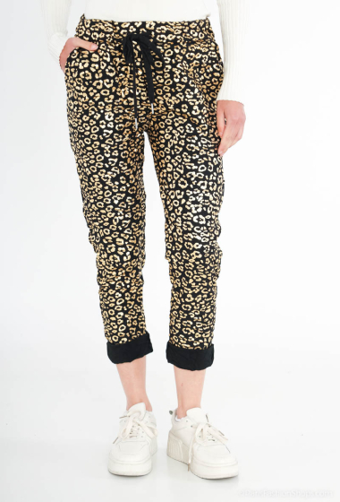 Grossiste Saison du vent - Pantalons imprimé léopard
