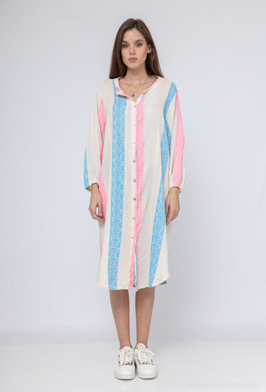 Wholesaler Saison du vent - Multicolor shirt dress