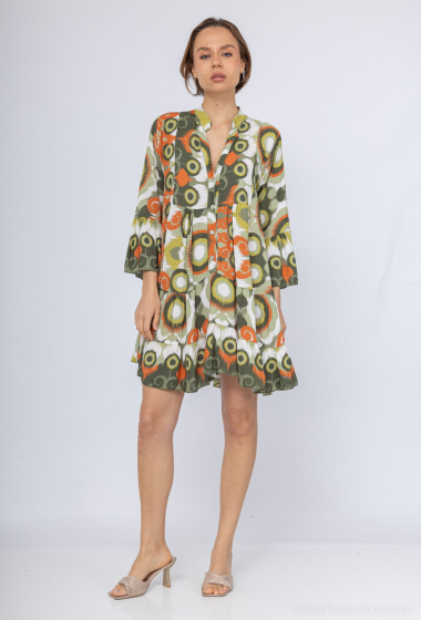 Wholesaler Saison du vent - Short button print dress