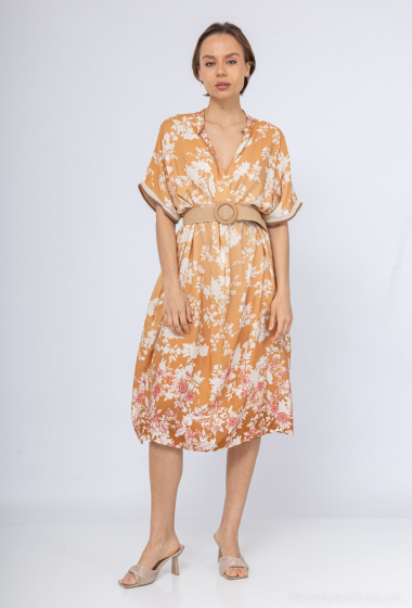 Wholesaler Saison du vent - Printed dress with pocket