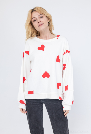 Wholesaler Saison du vent - Sweatshirt with heart