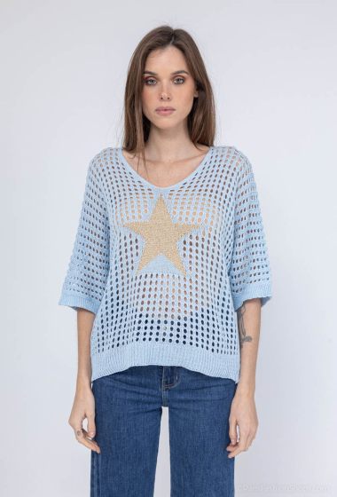 Wholesaler Saison du vent - Knit top with star