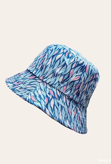 Wholesaler Sandy Paris - Patterned reversible bucket hat