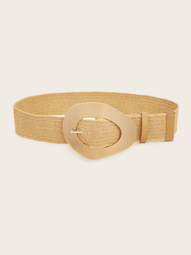 Wholesaler Sandy Paris - Elastic belt with oval metal buckle