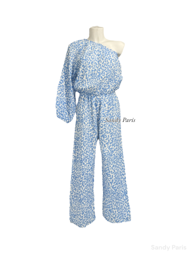 Wholesaler Sandy Paris - Leopard gauze cotton jumpsuit