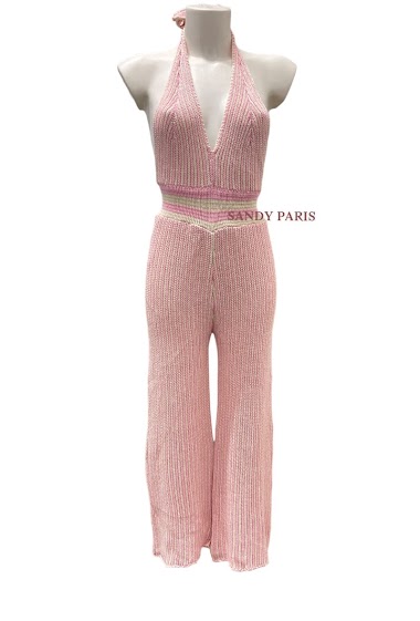 Wholesaler Sandy Paris - Crochet back jumpsuit