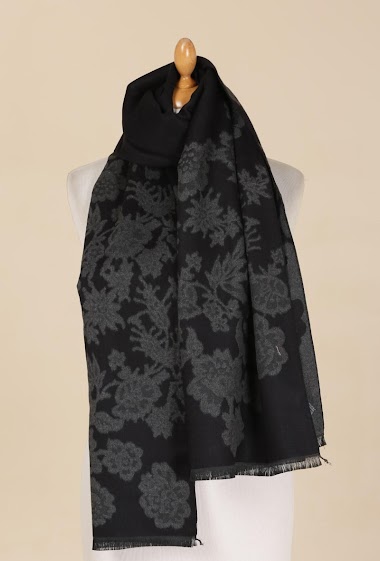 Wholesaler Sandy Paris - Scarf scarf printed with wool