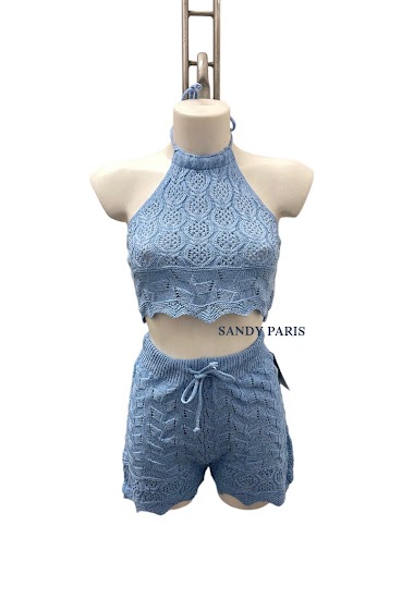 Großhändler Sandy Paris - Crochet top and shorts set