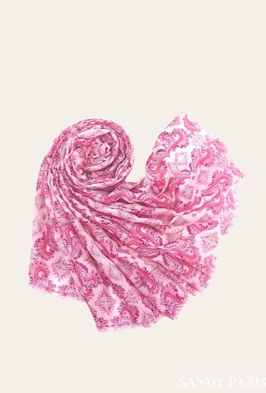 Grossiste Sandy Paris - Foulard imprime