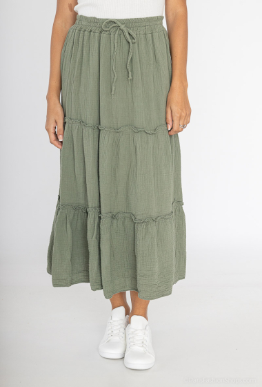 Wholesaler Sandy Paris - Cotton gauze skirt