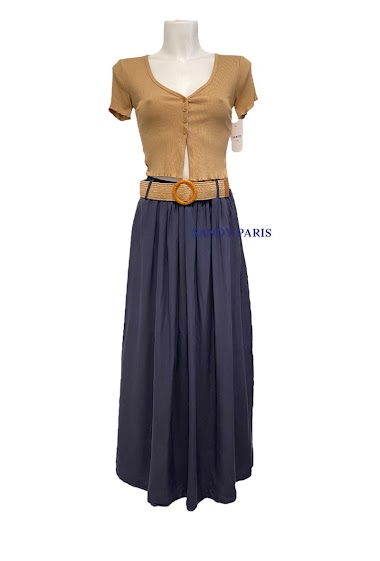 Großhändler Sandy Paris - Long skirt with belt
