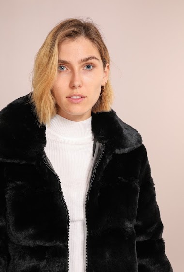Großhändler Sandy Paris - Long faux fur coat