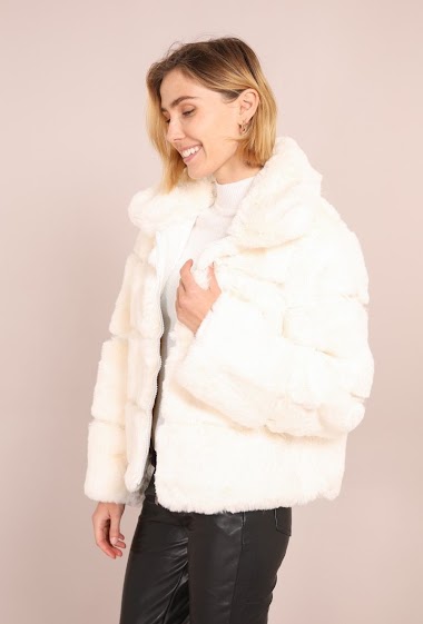 Wholesaler Sandy Paris - Long faux fur coat
