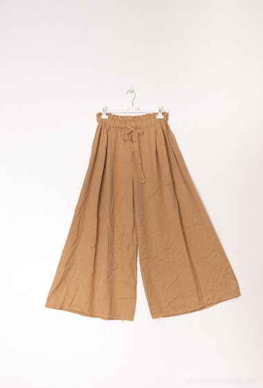 Wholesaler Sandy Paris - Wide leg pants in lyocell