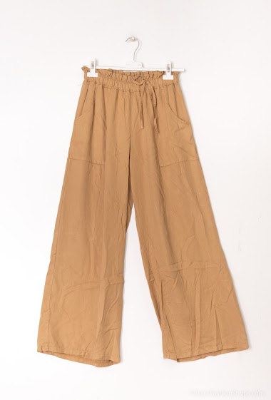 Wholesaler Sandy Paris - Wide leg pants in lyocell