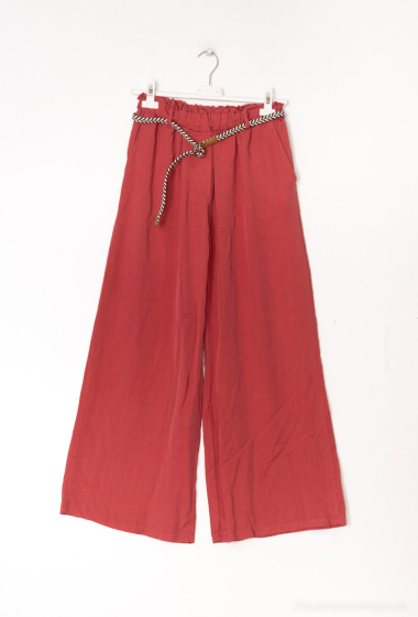 Wholesaler Sandy Paris - Flowing lyocell/tencel pants with belt