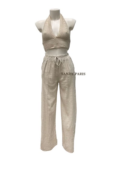 Grossiste Sandy Paris - Pantalon Rustique avec poche